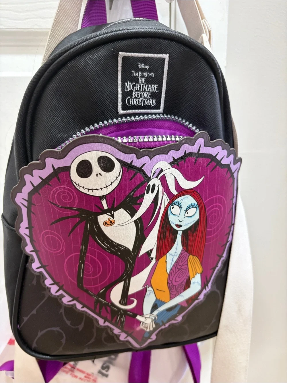 Disney The Nightmare Before Christmas Mini Backpack - Black, Purple, Magenta